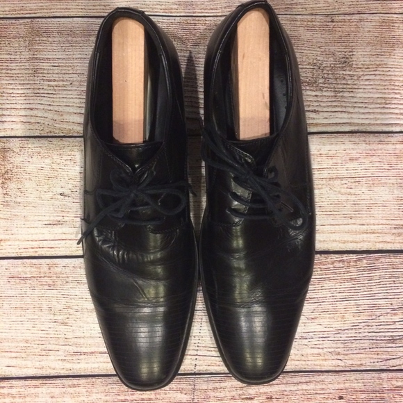 Kenneth Cole NY Fresh Air Men US 11 Black Oxford - Picture 2 of 8